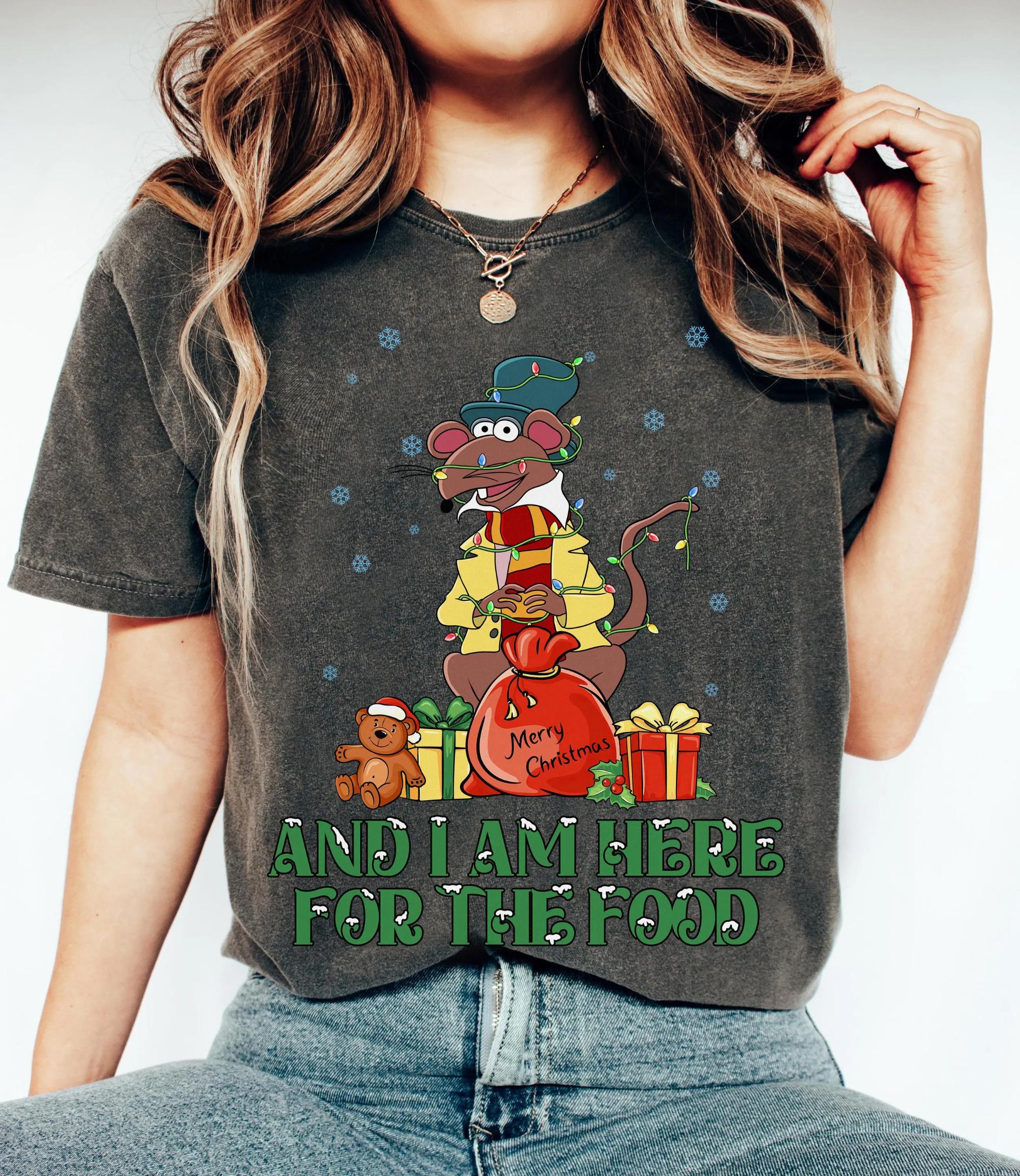 Muppets Christmas Carol Shirt Gonzo and Rizzo Christmas Lights Shirt Christmas Couples Tshirt land Family Shirt S