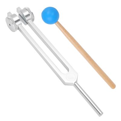 Aluminiumlegierung 126,22 Hz Frequenz-Stimmgabel Yoga Meditation Stimm-Energiegabel mit Hammer