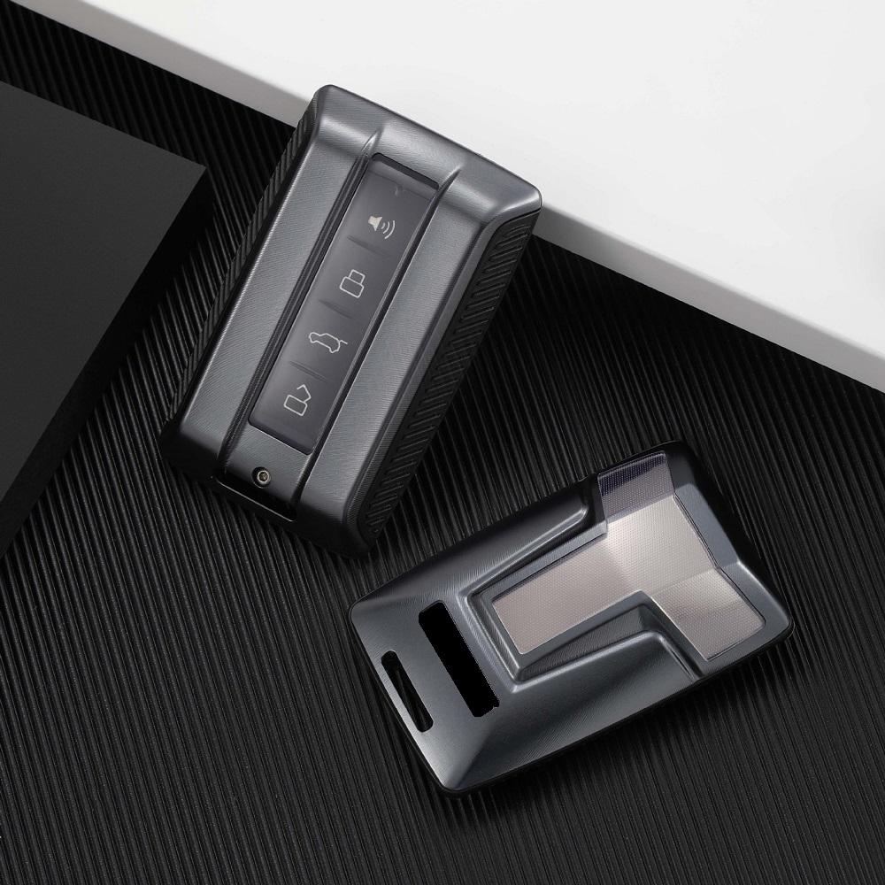 Interior Mouldings Aluminum Alloy TPU Car Key Remote Key FOB Cover Case For Great Wall GWM WEY TANK 300 500 Tank300 Tank500 2021