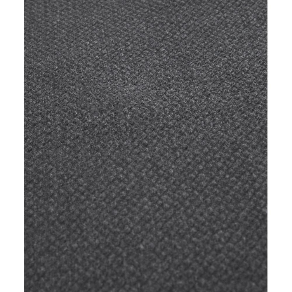 Lululemon Textured Double Knit Cotton Half Zip Heathered Black Black