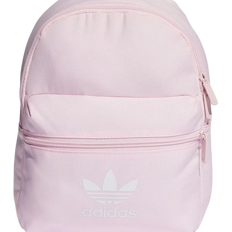 Adidas Originals Logo Multi-Pocket Recycled Polyester Backpack Women Backpacks Clear-Pink IS4365