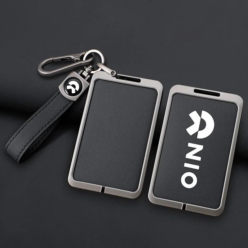 Zinc Alloy Auto Intelligent Nfc Card Key Fob Cover Case Fit For Wei Lai Nio Et5 Et7 Es7 Ec7 Es6 Es8 Ec6 Protector Mount Housing Auto Accessories