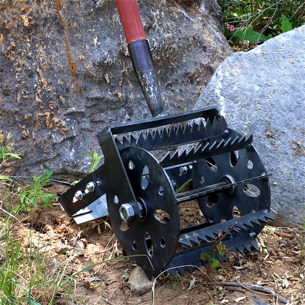 Cultivator Weeding Head Gardening Farm Heavey Weeding Head Grass Remover Tool Attachment Weeding Wheels Weeder Accessories