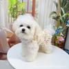 Pet clothing spring and summer floral suspender skirt princess style dog cat clothes are more breathable than bear thin styles