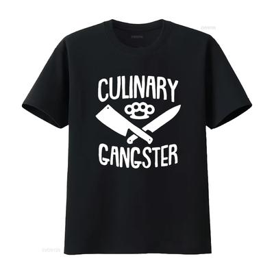 Culinary Gangster T Shirt for Chef Knife Print Graphic Casual Streetwear Stylish Unisex Soft