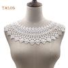 Talos Milk Silk Hollow DIY вышивка декольте воротник одежда швейная аппликация декор