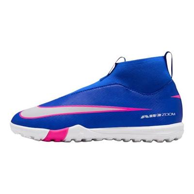 Jr. Mercurial Superfly 10 Academy TF PS Racer Blue Kindersneakers Weiß FQ8310-446