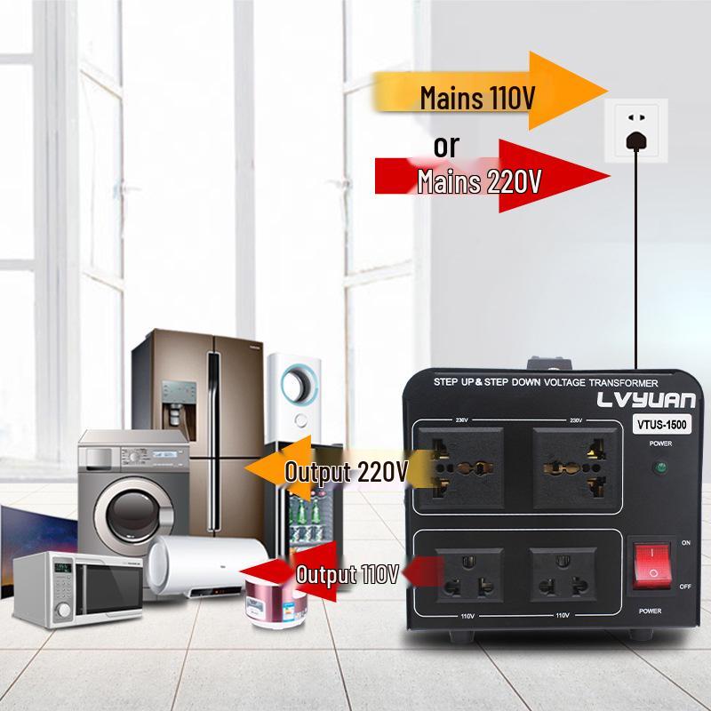 LvYuan 1000W Voltage Converter: 220V To 110V and 110V To 220V Step-Up Transformer