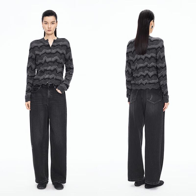 JNBY 2025 Winter Straight-Leg Denim Jeans