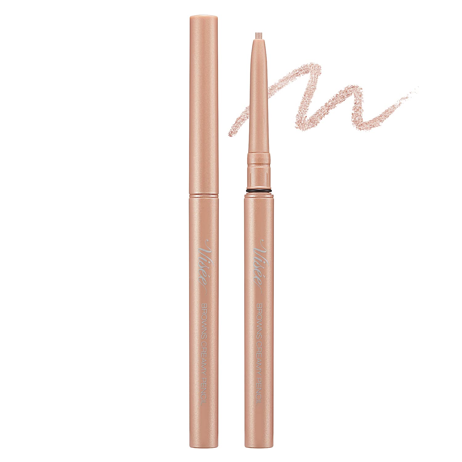 Кремовый карандаш-подводка Visee Rich Browns, без отдушек [Все 6 цветов] 0,1 г (1 пакет) SP001 Pearl Beige