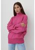 European & American Autumn/Winter Loose Cross-stitch Half-high Collar Sweater