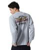 FADE WASH VINTAGE LABEL EAGLE T-SHIRT Men's XL 391 Sax 783-5130013