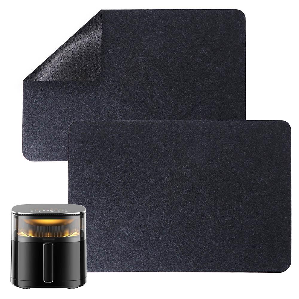 2pcs Heat Insulation Air Fryer Heat Resistant Pad Countertop Protector Mat  Kitchen Appliance