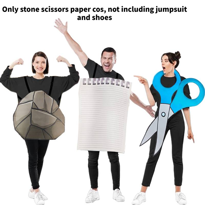 

Paper Scissors Rock Cosplay Costumes Funny Party Bar Show Costumes Halloween