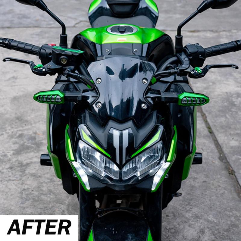 For KAWASAKI Z900 Z650 Ninja 650 ZX4R ZX4RR ZX6R ZX10R versys 650 Motorcycle Front Rear Turn Signal Light Guard Protector Z 900