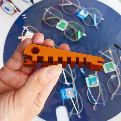 Eyeglass Curvature Adjuster Glasses Frame Bender for Precise Temple Arm Adjustment Protects Frames Prevents Slipping DIY Eyewear Repair Tool