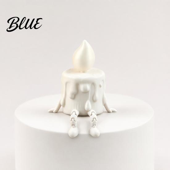 Lifelike Wax Liquid Texture Art Figure 3D Printing Ornament Dripping Candle Sculpture