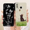 For Tecno Spark Go 2020 CAse Petty Girl FLower Silicon Soft Case Cover For Tecno Spark Go SparkGo 2020 KE5 Fundas Bumper
