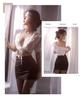 Feimu Sexy Secretary Lingerie Set: See-Through Professional Suit with Skirt