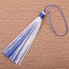 Farbige Quaste Quaste zweifarbige Sandwich-Quaste chinesischer Stil Hanfu Quasten-Accessoires Fächer kleiner hängender Quaste