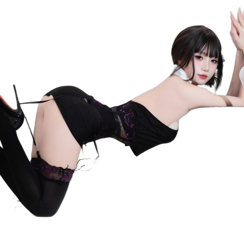Sex underwear rose sexy waist seal lace fishbone girdle waistcoat stacked wear garter belt integrated pure desire cover