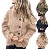 Long Sleeve Casual Lapel Jacket Coat for Women Single Breasted