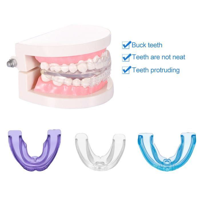 Utile Système de Dents Droites Correct Correcteur Dentaires Récepteur Orthodontique - Violet