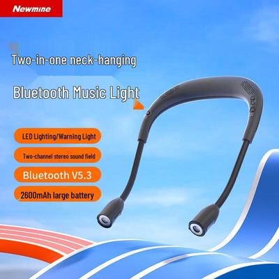 Newsmy PBS002 2-in-1 Neck-worn Bluetooth Speaker with Night Light CN Plug (adapter Included)