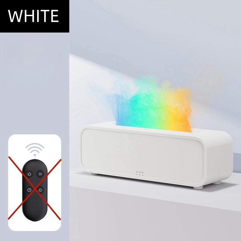 Simulated Flame Diffuser Aromatherapy 7color Light Mute Anhydrous Power Off Protection Fast Humidification Can Add Essential Oil