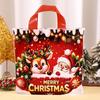 6pcs Merry Christmas Gift Bags Santa Elk Tote Bags Navidad Natal Christmas Decor for Home 2026 New Year Gifts Packaging Bags