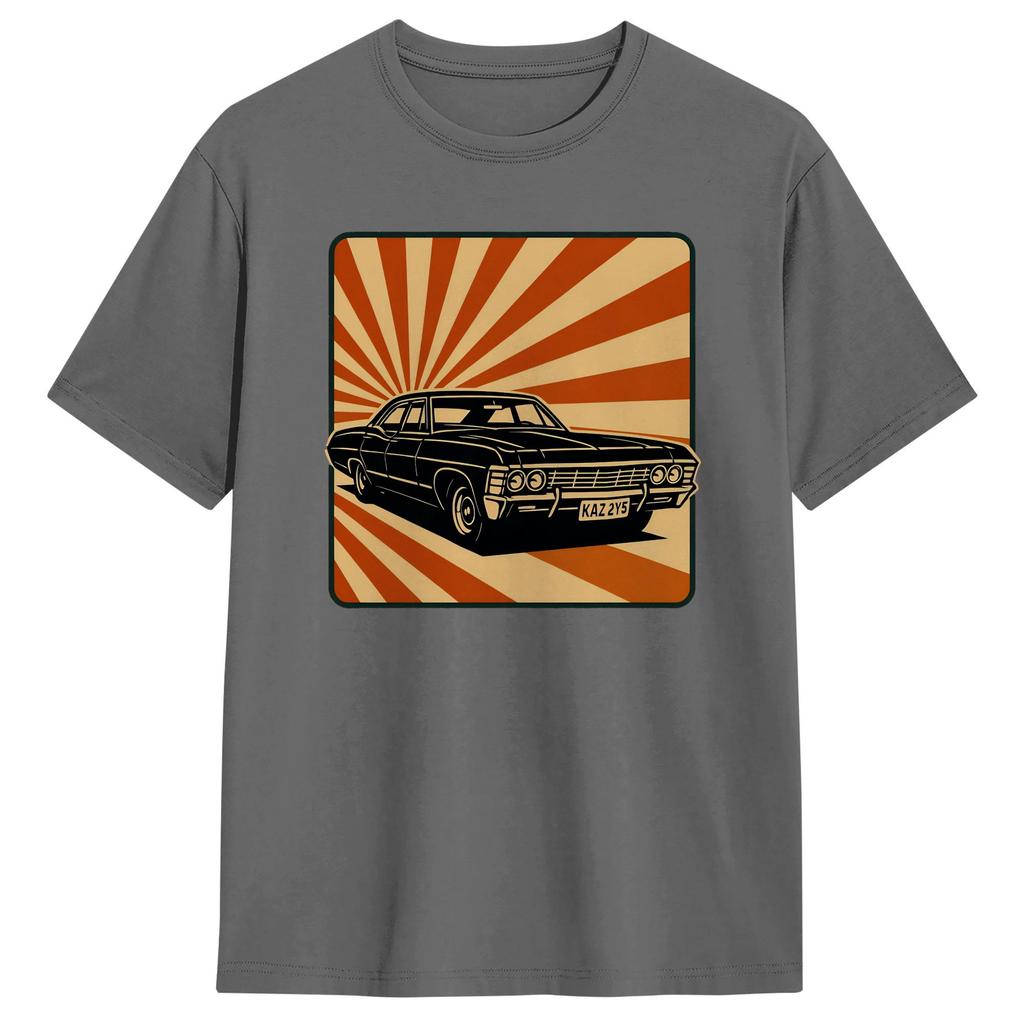 Retro Baby Supernatural TShirts Unisex  Funny 100 Cotton Tees Round Collar Short Sleeve T Shirt Printed Clothing