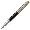 Parker Sonnet Premium Fountain Pen, Metal & Black GT, Fine Point, 18K Nib, Gift Box, 2119784