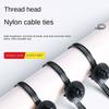 20pcs Fastening Zip Cable Ties Black Cable Ties Wrap Cable Thread Car Nylon Ties Nylon Cable Ties