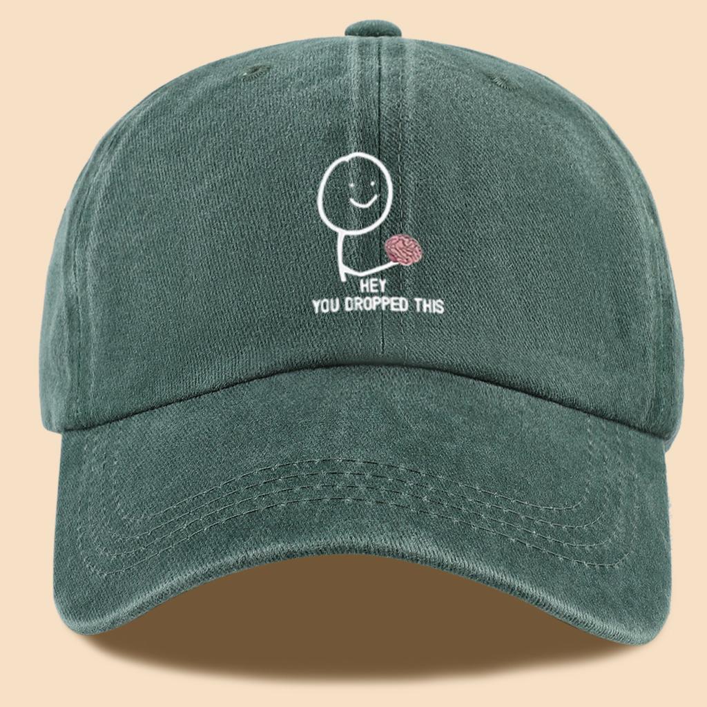 Trendy and Personalized Peaked Cap, Adjustable Outdoor Camping and Travel Check-in Baseball Cap