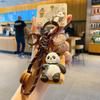 Cartoon Panda Puppen Anhänger Chinesischer Stil Auto Schlüsselanhänger Mode Panda Schlüsselanhänger Taschen Dekoration