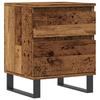VidaXL Bedside Table Old Wood 40x35x50 Cm Engineered Wood 857436