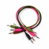 [LAMBDA] Modular Synthesizer Patch Cable Set (White, Black, Brown, Moss Green, Pink) (30cm)