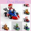 Cadouri Super Mario Kart Prințesa Peach Mașinuță Figurină cu Mecanism de Tragere Înapoi Jucărie Colecție din PVC cu Membre Demontabile