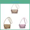 Sommer Gewebte Umschlagtasche Für Damen Kleine Schulter Crossbody Tote Mit Weichem Polyester Material