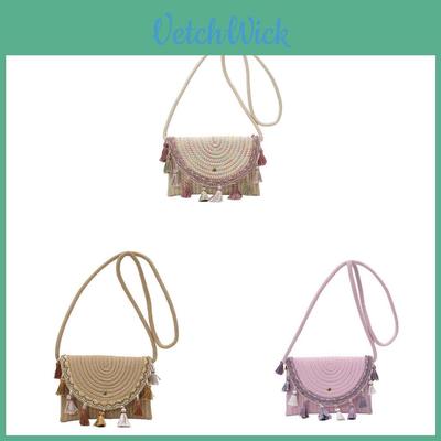 Zomer Geweven Envelop Tas Voor Vrouwen Kleine Schouder Crossbody Tote Met Zacht Polyester Materiaal