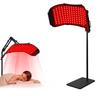 Red Light LED Skin Rejuvenation Panel with Foldable Stand - Home Use Silicone Pulsed Photon Device