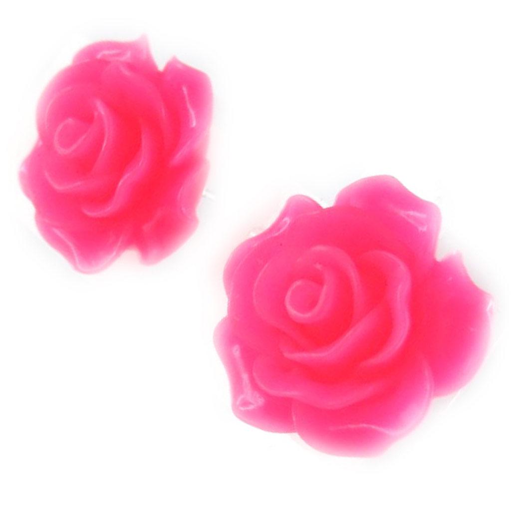 Les Trésors De Lily [L1892] - Pink 'Rosa Romantica' Designer Earrings