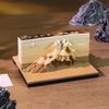 Xi'an Scenic Area 3D Paper Carving Calendar and Sticky Notes Desktop Ornament