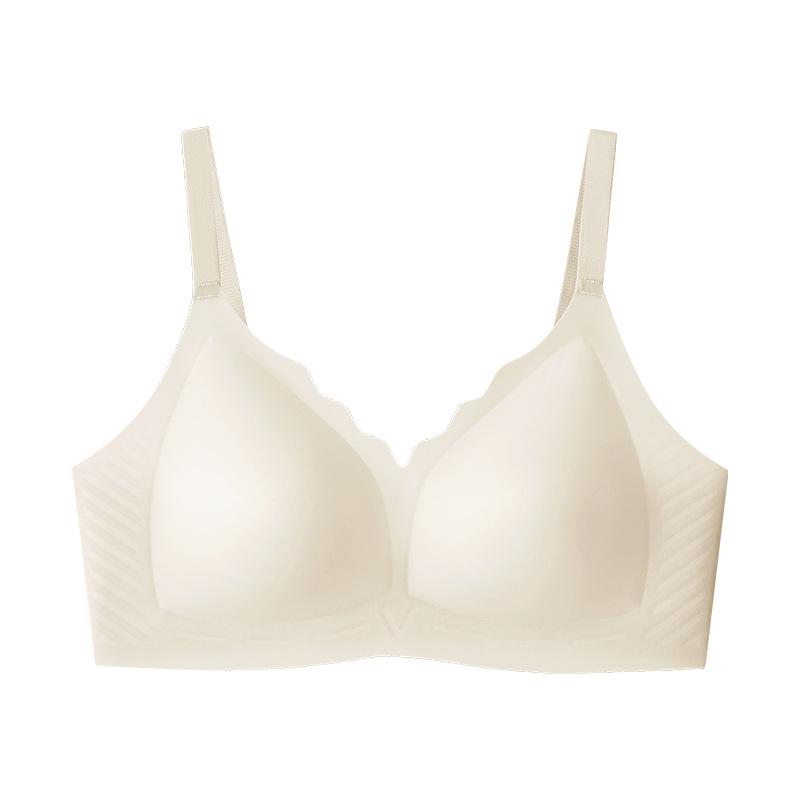 Summer Cool Breathable Bra, Light and Thin Upper Support Gathers and Collects Secondary Breasts, Jelly Glue Soft Support, Explosive Seamless Underwear
