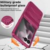 For Motorola Razr Ultra 2025 / Razr Ultra 2026 Case with Hinge Protection, Built-in Screen Protector Shockproof All-Inclusive Phone Cover-Rose Red