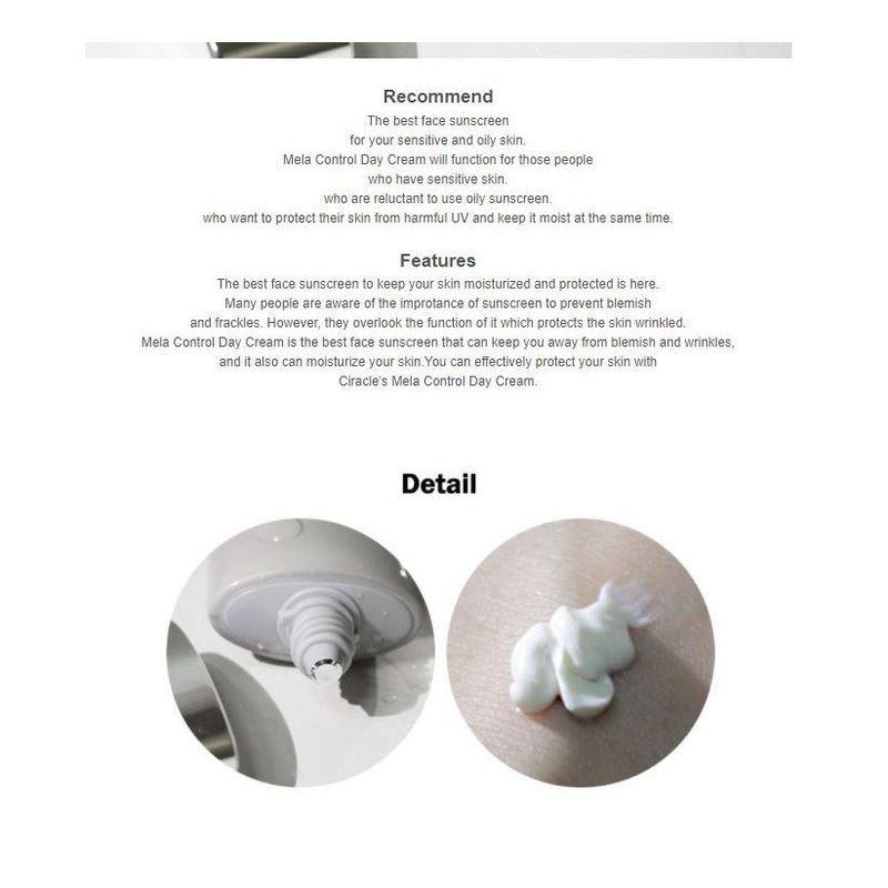 Ciracle - Mela Control Day Cream SPF32 PA++ 50ml