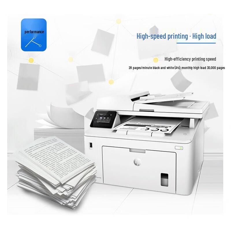 HP LaserJet Pro MFP M227fdw Monochrome Laser Multifunction Printer CN Plug (adapter Included)