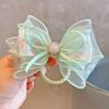 1 PCS New Cute Fresh Big Bow Girls Elastic Hair Bands Kids Princess Hair Accessories Children Hair Ties Baby Headwear