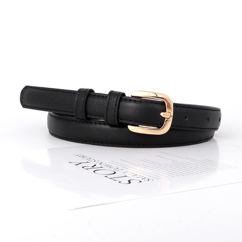 Slim Womens Belt Versatile Dress Pants Accessory Minimalist Summer Korean