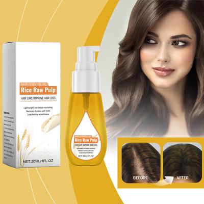Wash Rice Water Hair Oil Hair  Nourish Hair Tail Bifurcation Fracture 30ML